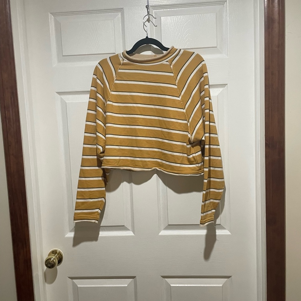 Free People Something Simple Striped Top XS - Picture 2 of 5